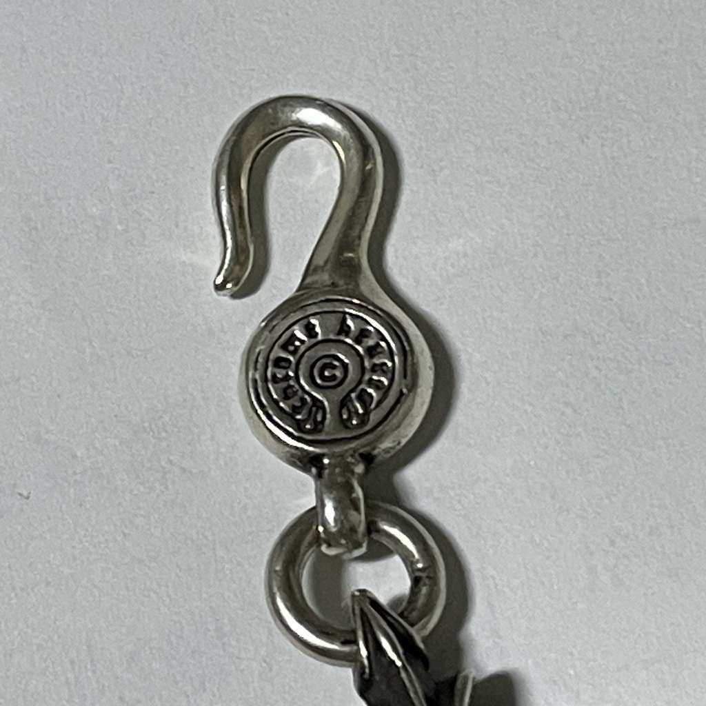 Chrome Hearts Cutout Ch Plus Bracelet Silver Very good condition - Back View